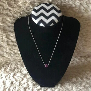 New Amethyst Crystal Necklace (February Birthstone)